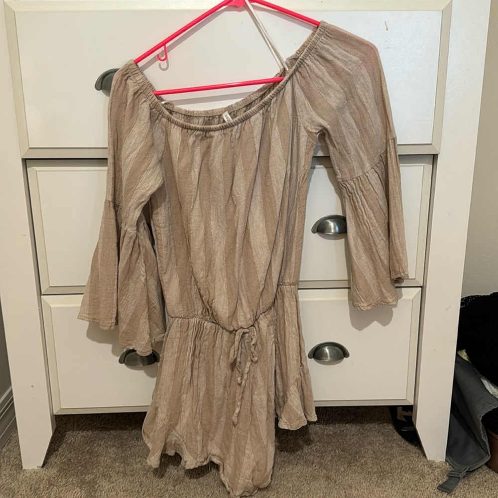 Tan Romper
